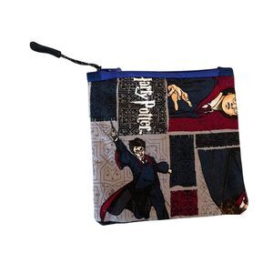 Harry Potter Wizard Theme Small‎ Zipper Pouch Coin Purse Makeup Bag Organizer